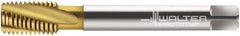 Walter-Prototyp - M14x1.50 Metric Fine 4 Flute 6G Modified Bottoming Spiral Flute Tap - Cobalt, TiN Finish, 100mm OAL, Right Hand Flute, Right Hand Thread, Series 2148005 - Eagle Tool & Supply