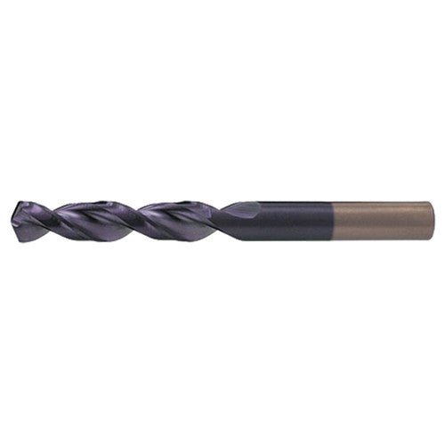 #10 RHS / RHC HSS-CO 8% (M42) 135 Degree Split Point Q-Cobalt Wide Land Parabolic Drill - TiAlN