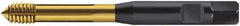 Walter-Prototyp - M8x1.25 Metric 6HX Modified Bottoming Thread Forming Tap - Cobalt, TiN Finish, 90mm OAL, 7.5mm Thread Length, Right Hand Thread, Series S2061305 - Eagle Tool & Supply