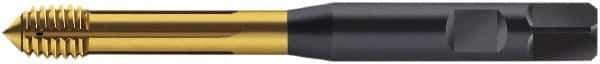 Walter-Prototyp - M4x0.70 Metric 6HX Modified Bottoming Thread Forming Tap - Cobalt, TiN Finish, 70mm OAL, 4.2mm Thread Length, Right Hand Thread, Series S2061345 - Eagle Tool & Supply