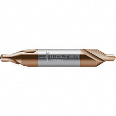 Walter-Titex - Metric Plain Cut 60° Incl Angle Solid Carbide Combo Drill & Countersink - Eagle Tool & Supply