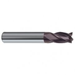 10mm Dia. x 66mm Overall Length 4-Flute Square End Solid Carbide SE End Mill-Round Shank-Center Cut-Firex - Eagle Tool & Supply