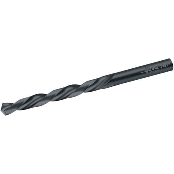 Walter-Titex - 2.25mm 118° High Speed Steel Jobber Drill - Bright Finish, Left Hand Cut, Spiral Flute, Straight Shank, 53mm OAL, N Point - Eagle Tool & Supply