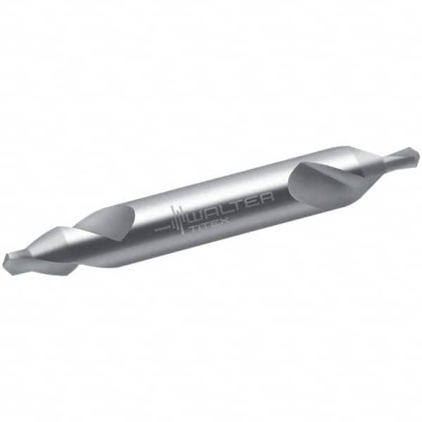 Walter-Titex - #7 Plain Cut 60° Incl Angle High Speed Steel Combo Drill & Countersink - Eagle Tool & Supply