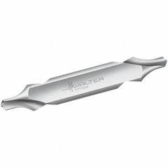 Walter-Titex - Metric Radius Cut 60° Incl Angle High Speed Steel Combo Drill & Countersink - Eagle Tool & Supply