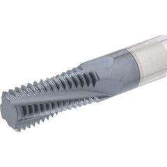 Iscar - ISO, 0.4724" Cutting Diam, 4 Flute, Solid Carbide Helical Flute Thread Mill - External Thread, 20.3mm LOC, 84mm OAL, 12mm Shank Diam - Eagle Tool & Supply
