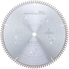 Amana Tool - 12" Diam, 5/8" Arbor Hole Diam, 100 Tooth Wet & Dry Cut Saw Blade - Carbide-Tipped, Clean Action, Standard Round Arbor - Eagle Tool & Supply