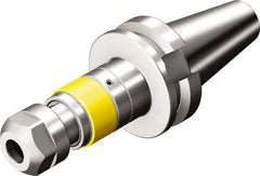 Sandvik Coromant - CAT50 Taper Shank Tapping Chuck/Holder - M8 to M20 Tap Capacity, 125.6mm Projection, Through Coolant - Exact Industrial Supply