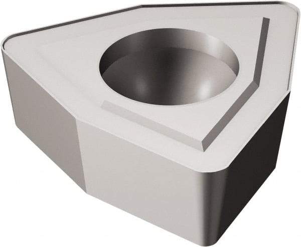 Sandvik Coromant - WCMX8 53 Grade H13A Carbide Indexable Drill Insert - Uncoated, Trigon, 1/2" Inscribed Circle - Eagle Tool & Supply