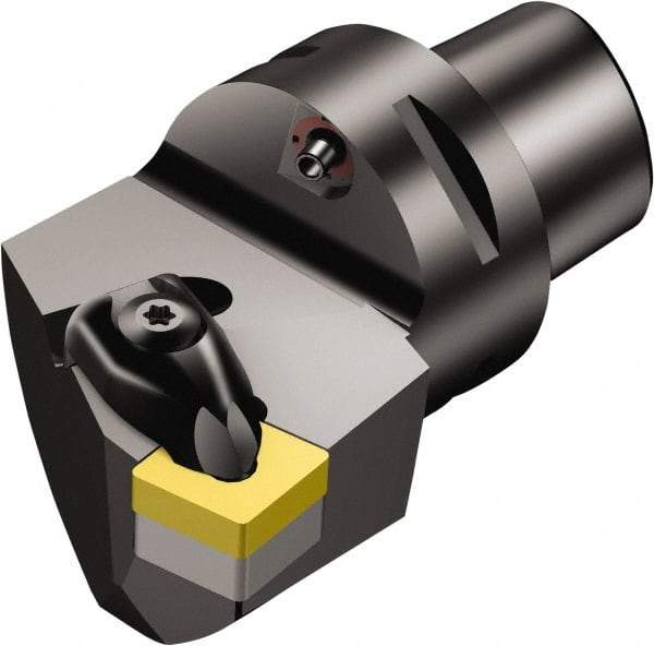 Sandvik Coromant - Left Hand Cut, Size C4, CNMG 432 Insert Compatiblity, Modular Turning & Profiling Cutting Unit Head - 27mm Ctr to Cutting Edge, 50mm Head Length, Through Coolant, Series T-Max P - Eagle Tool & Supply