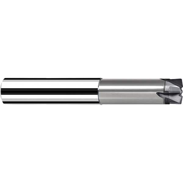 Fraisa - 3/8" Diam Solid Carbide Single End 4 Flute High-Feed End Mill - Eagle Tool & Supply