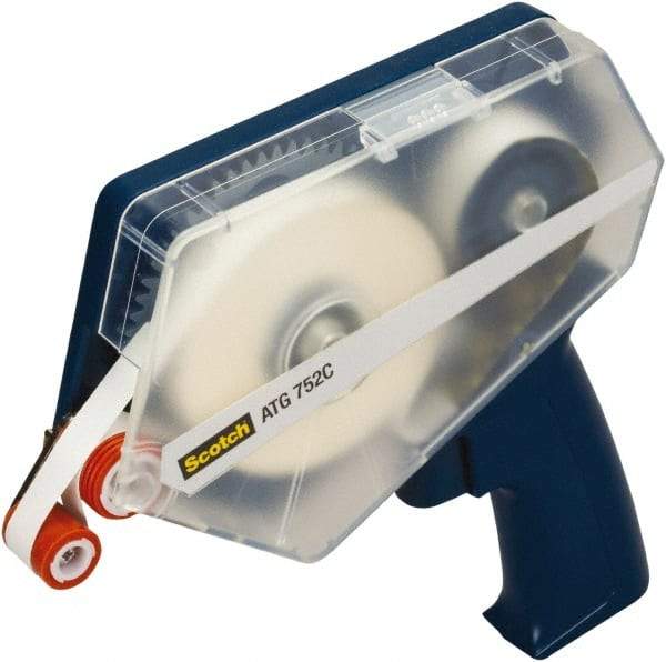 3M - 3/4" Wide, Applicator Style, Handheld Tape Dispenser - For Use with Scotch ATG Tape - Eagle Tool & Supply