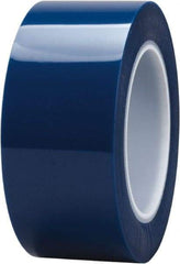 3M - 1-1/2" Wide x 72 Yd Long Blue Polyester Film Masking Tape - Series 8991, 2.4 mil Thick - Eagle Tool & Supply