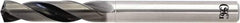 OSG - 8.56mm 140° Spiral Flute Solid Carbide Screw Machine Drill Bit - WXL Finish, Right Hand Cut, 43mm Flute Length, 101mm OAL, Straight Shank, Through Coolant - Eagle Tool & Supply