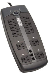 Tripp-Lite - 10 Outlets, 120 VAC15 Amps, 8' Cord, Power Outlet Strip - Floor, Keyhole Mount, 5-15 NEMA Configuration, 1.8" Strip - Eagle Tool & Supply
