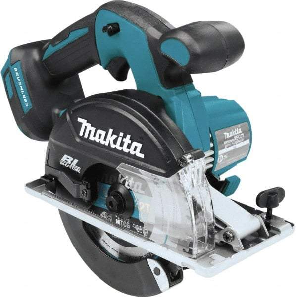 Makita - 18 Volt, 5-7/8" Blade, Cordless Circular Saw - 3,900 RPM, Lithium-Ion Batteries Not Included - Eagle Tool & Supply