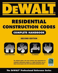 DELMAR CENGAGE Learning - DEWALT 2015 Residential Construction Codes: Complete Handbook Publication, 2nd Edition - by Underwood, Delmar/Cengage Learning - Eagle Tool & Supply