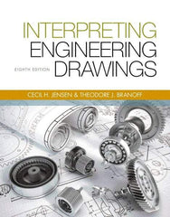 DELMAR CENGAGE Learning - Interpreting Engineering Drawings Publication, 8th Edition - by Branoff, Delmar/Cengage Learning - Eagle Tool & Supply