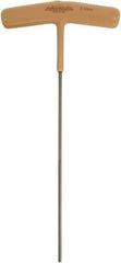 Paramount - 2.5mm Hex, T-Handle Cushion Grip, Hex Key - 6-51/64" OAL, Protanium High Torque Steel, Metric System of Measurement - Eagle Tool & Supply