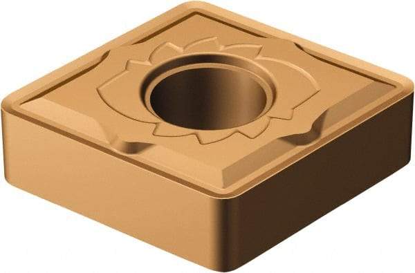 Sandvik Coromant - CNMG433 SM Grade 1125 Carbide Turning Insert - TiAlN/AlCr2O3 Finish, 80° Diamond, 1/2" Inscr Circle, 3/16" Thick, 3/64" Corner Radius - Eagle Tool & Supply