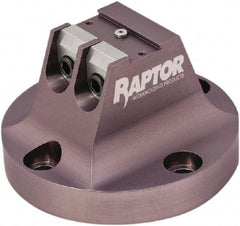 Raptor Workholding - 3/4" Jaw Width, 3" High Dovetail Vise - For Use with 4 & 5 Axis Workholding Systems - Eagle Tool & Supply