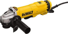 DeWALT - 4-1/2" Wheel Diam, 11,000 RPM, Corded Angle & Disc Grinder - 5/8-11 Spindle, 11 Amps - Eagle Tool & Supply