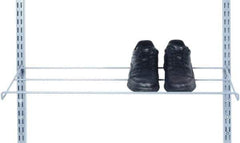 Triton - 31" Long Gray Pegboard Shoe & Boot Rack - For Use with Shoes & Boots - Eagle Tool & Supply