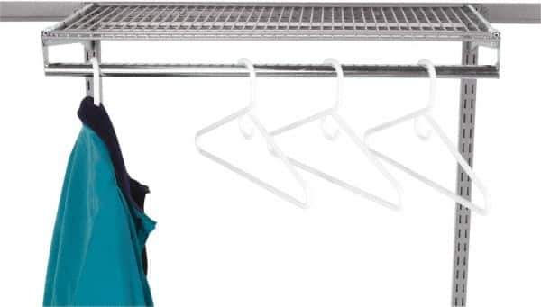 Triton - 31" Long Gray Pegboard Clothes Rod - For Use with Clothes - Eagle Tool & Supply