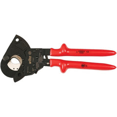 Wiha - 13.9" OAL, 10-20 AWG Capacity, Cable Cutter - Eagle Tool & Supply