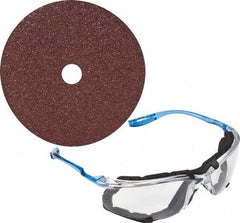 3M - 7" Diam 7/8" Hole 36+ Grit Fiber Disc - Very Coarse Grade, Ceramic, 8,600 Max RPM, Series 982C - Eagle Tool & Supply