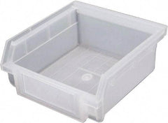 Triton - 6 Lb. Load Capacity, 4-3/8" Deep, Translucent Polyethylene Hopper Shelf Bin - 2" High x 4-3/16" Wide x 4-3/8" Long - Eagle Tool & Supply