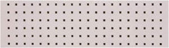 Triton - 31-1/2" Wide x 9" High Peg Board Strip - 1 Panel, Steel with Epoxy Coating, White - Eagle Tool & Supply