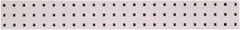 Triton - 36" Wide x 4-1/2" High Peg Board Strip - 1 Panel, Steel with Epoxy Coating, White - Eagle Tool & Supply