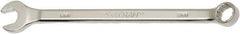 Ability One - 13mm 12 Point Combination Wrench - 15° Offset Angle, Steel, Chrome Finish - Eagle Tool & Supply