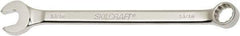 Ability One - 13/16" 12 Point Combination Wrench - 15° Offset Angle, Steel, Chrome Finish - Eagle Tool & Supply