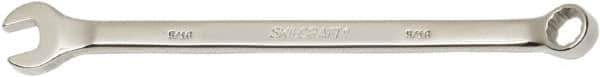 Ability One - 15/16" 12 Point Combination Wrench - 15° Offset Angle, Steel, Chrome Finish - Eagle Tool & Supply