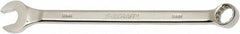 Ability One - 15mm 12 Point Combination Wrench - 15° Offset Angle, Steel, Chrome Finish - Eagle Tool & Supply