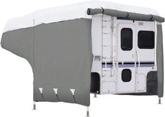 Classic Accessories - Polypropylene RV Protective Cover - 10 to 12' Long, Gray and White - Eagle Tool & Supply