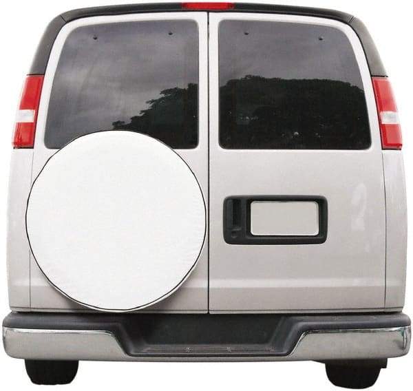 Classic Accessories - Polyvinyl Chloride Tire Protective Cover - 30 to 30-3/4" Diam, Snow White - Eagle Tool & Supply
