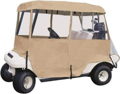 Classic Accessories - Polyester Golf Cart Protective Cover - 66 x 53", Sand - Eagle Tool & Supply