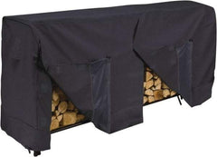 Classic Accessories - Polyester Log Rack Protective Cover - 96 x 24 x 42", Black - Eagle Tool & Supply