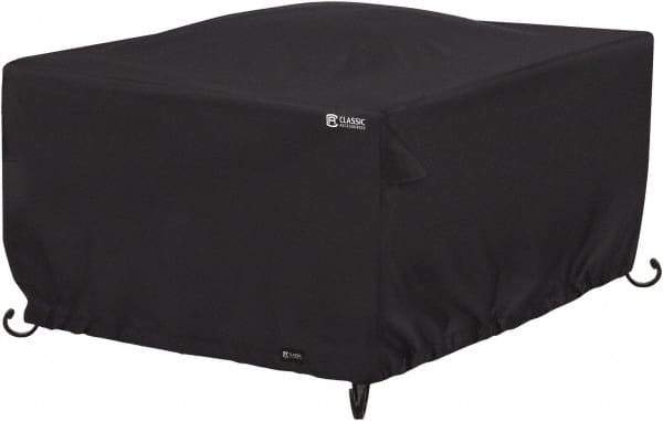 Classic Accessories - Polyester Fire Pit Protective Cover - 42 x 42 x 22", Black - Eagle Tool & Supply