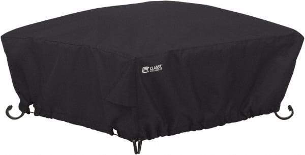 Classic Accessories - Polyester Fire Pit Protective Cover - 36 x 36 x 12", Black - Eagle Tool & Supply