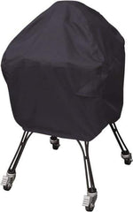 Classic Accessories - Polyester Grill Protective Cover - 27" Diam x 45" High, Black - Eagle Tool & Supply