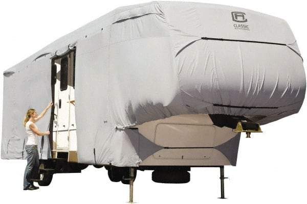 Classic Accessories - Polyester RV Protective Cover - 37 to 41' Long x 140" High, Gray - Eagle Tool & Supply