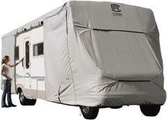 Classic Accessories - Polyester RV Protective Cover - 29 to 32' Long x 122" High, Gray - Eagle Tool & Supply