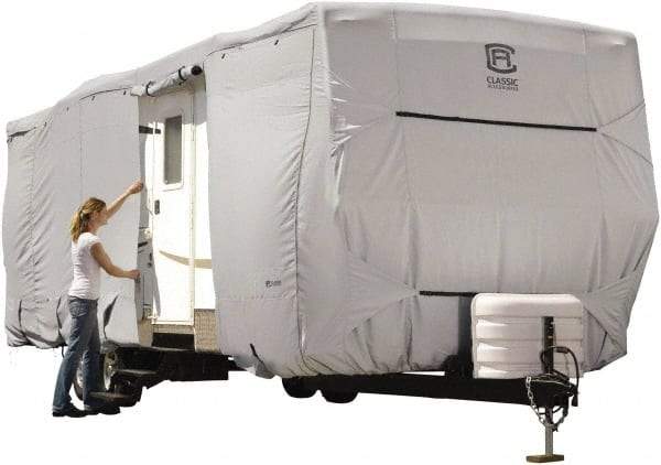 Classic Accessories - Polyester RV Protective Cover - 30 to 33' Long x 118" High, Gray - Eagle Tool & Supply