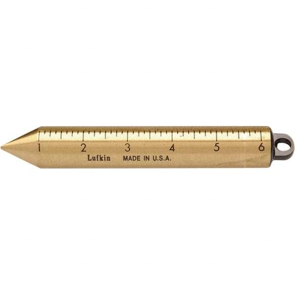 Lufkin - Plumb Bobs Weight (oz.): 20.00 Material: Brass - Eagle Tool & Supply