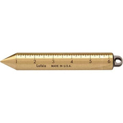 Lufkin - Plumb Bobs Weight (oz.): 20.00 Material: Brass - Eagle Tool & Supply