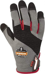 Ergodyne - Size M (8), ANSI Cut Lvl A4, Puncture Lvl 4, Abrasion Lvl 3, Armortex Cut Resistant Gloves - Hook & Loop Cuff, Gray, Paired - Eagle Tool & Supply